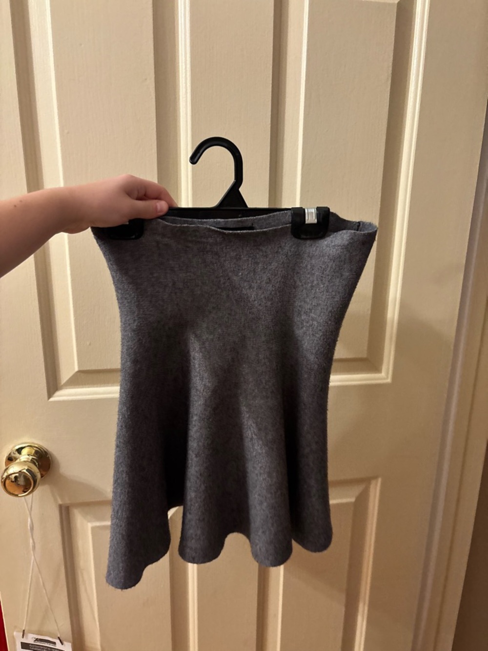 Zara Dark Gray Circle Skirt - Women's